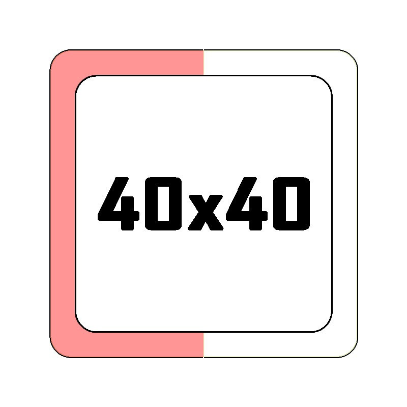 HL GAL 40 X 40 PNK