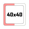 HL GAL 40 X 40 PNK