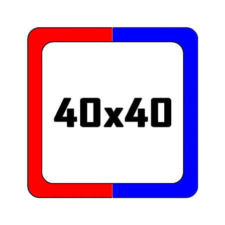 HL GAL 40 X 40 MRH BRU